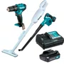 Combo Parafusadeira + Aspirador de Pó + Soprador + Bateria e Carregador - Makita