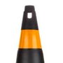 Cone PS Preto 70cm Refletivo - Delta Plus