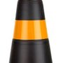 Cone PS Preto 70cm Refletivo - Delta Plus