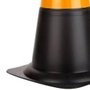 Cone PS Preto 70cm Refletivo - Delta Plus
