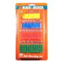 Conjunto de Buchas e Brocas com 102 peças "Colorido" - Black & Decker
