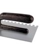 Desempenadeira de Aço Dentada Cabo de Plástico 255x120mm - Max