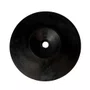 Disco de Borracha 7" Flexível Preto Sem Porca - Profix