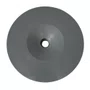 Disco de Borracha Rígido 7" Cinza com Velcro e Sem Porca - Profix