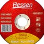 Disco de Corte 115 X 1.0 X 22.23 Aço/ Inox Standard - Hessen