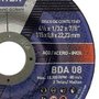 Disco de Corte BDA08 - 115,0 x 0,8 x 22,23 - Norton