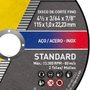 Disco de Corte Fino Standard - 115 x 1,0 x 22,23mm - Norton