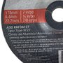 Disco de Desbaste I-Plus Aço Inox 178 x 6.4 x 22.2 - 3M