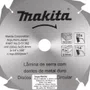 Disco de Serra TCT 235 x 25.4mm com 20 Dentes - Makita