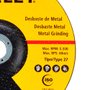 Disco Desbaste Metal 7" x 1/4" x 7/8" - Stanley