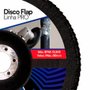 Disco Flap PRO 115mm #80 Plástico - 3M