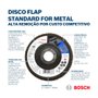 Disco Flap Standard para Metal 180MM GR60 - Bosch