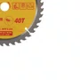 Disco para Serra Circular Metal Duro Madeira 184x20mm para 40 Dentes - Starrett