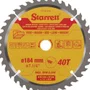 Disco para Serra Circular Metal Duro Madeira 184x20mm para 40 Dentes - Starrett