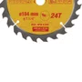 Disco para Serra Circular Metal Duro para Madeira 184x20mm com 24 Dentes - Starrett