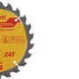 Disco para Serra Circular Metal Duro para Madeira 184x20mm com 24 Dentes - Starrett