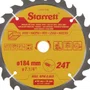 Disco para Serra Circular Metal Duro para Madeira 184x20mm com 24 Dentes - Starrett