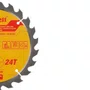 Disco para Serra Circular Metal Duro para Madeira 184x20mm com 24 Dentes - Starrett