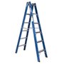 Escada Americana Dupla Premium 6 Degraus 1,80m - W Bertolo