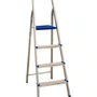 Escada Doméstica de Alumínio com 4 Degraus - Real Escadas