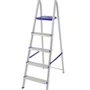 Escada Doméstica de Alumínio com 5 Degraus - Real Escadas