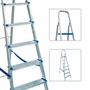 Escada Doméstica de Alumínio com 7 Degraus - Real Escadas