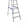 Escada Doméstica em Alumínio com 6 Degraus - Real Escadas