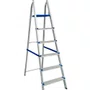 Escada Doméstica em Alumínio com 6 Degraus - Real Escadas
