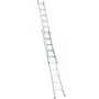 Escada Extensiva Dupla em Alumínio com 12 Degraus - Real Escadas