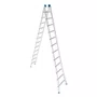 Escada Extensiva Dupla em Alumínio com 12 Degraus - Real Escadas
