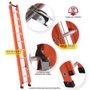 Escada Extensível de Fibra de Vidro Perfil Vazado 6,60x11,10m - Esca-Fort