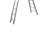 Escada Extensível Dupla em Alumínio com 11 Degraus - Real Escadas