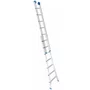 Escada Extensível Dupla em Alumínio com 11 Degraus - Real Escadas
