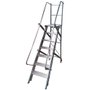 Escada Plataforma Trepadeira 6 Degraus 1,75m - Real Escadas