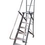 Escada Plataforma Trepadeira 6 Degraus 1,75m - Real Escadas