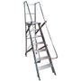 Escada Plataforma Trepadeira 6 Degraus 1,75m - Real Escadas