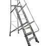 Escada Plataforma Trepadeira 7 Degraus 2m - Real Escadas Escada Plataforma Trepadeira 7 Degraus 2m - Real Escadas