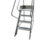 Escada Plataforma Trepadeira NR12 com 3 Degraus 1m - Real Escadas Escada Plataforma Trepadeira NR12 com 3 Degraus 1m - Real Escadas