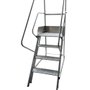 Escada Plataforma Trepadeira NR12 com 3 Degraus 1m - Real Escadas Escada Plataforma Trepadeira NR12 com 3 Degraus 1m - Real Escadas