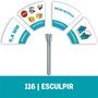 Escariador Inclinado 6,3MM HSS Ref.116 - Dremel