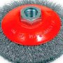 Escova Cônica Aço Ondulada D100 ESP20 M14 - Abrasfer