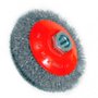 Escova Cônica Aço Ondulada D100 ESP20 M14 - Abrasfer