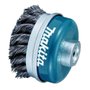Escova de Aço Copo Trançado Blister 60mm M14 - D-55217 - Makita