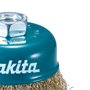 Escova de Aço Tipo Copo 75mm M14 Ondulado - Makita