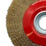 Escova Ondulada D200 Aço 040 A25 R80 - Abrasfer