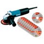 Esmerilhadeira Angular 110V 115mm com 10 Discos - Makita 9557HNG127P