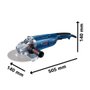 Esmerilhadeira Angular 9" GWS 28-230 220V - Bosch
