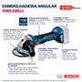 Esmerilhadeira Angular à Bateria GWS 180-LI - Bosch