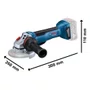 Esmerilhadeira Angular à Bateria GWS 18V - 10 PC - Bosch