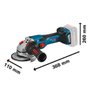 Esmerilhadeira Angular Bosch GWS 18V-15 C - Bosch